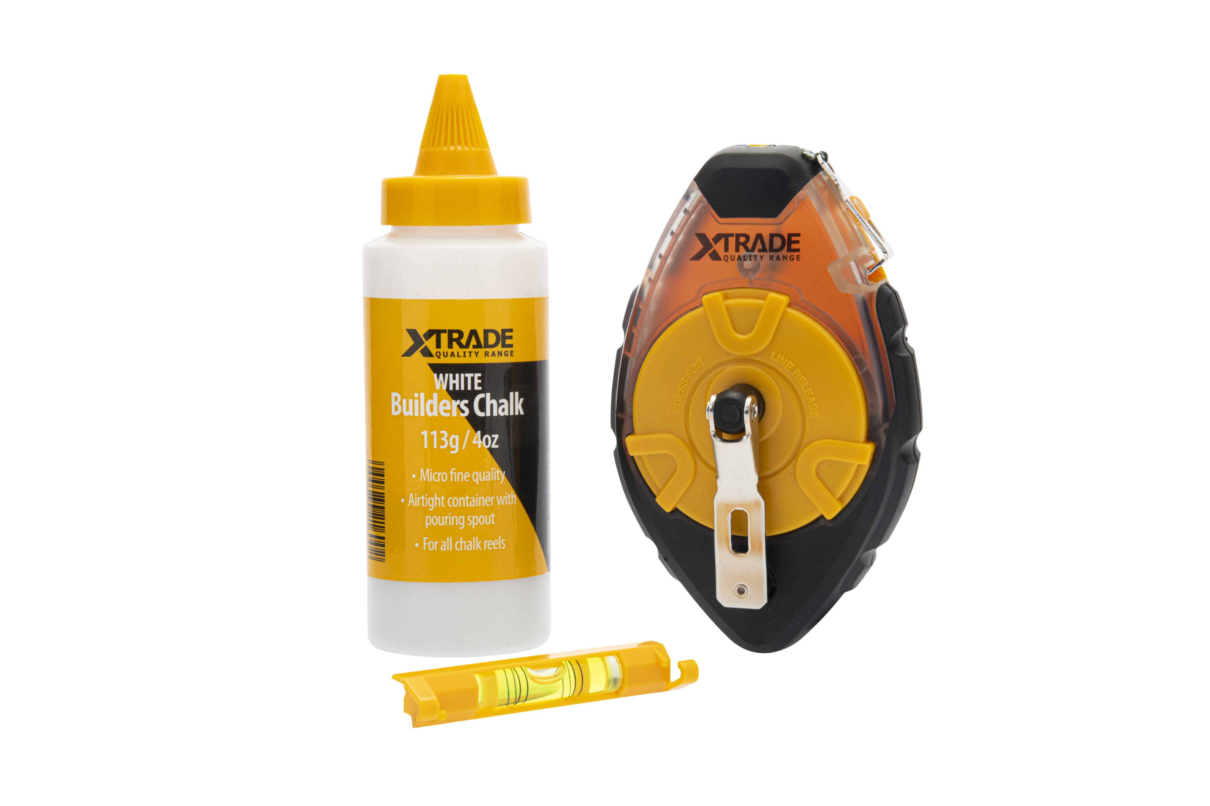 XTRADE CHALK LINE, CHALK + LEVEL X0900072
