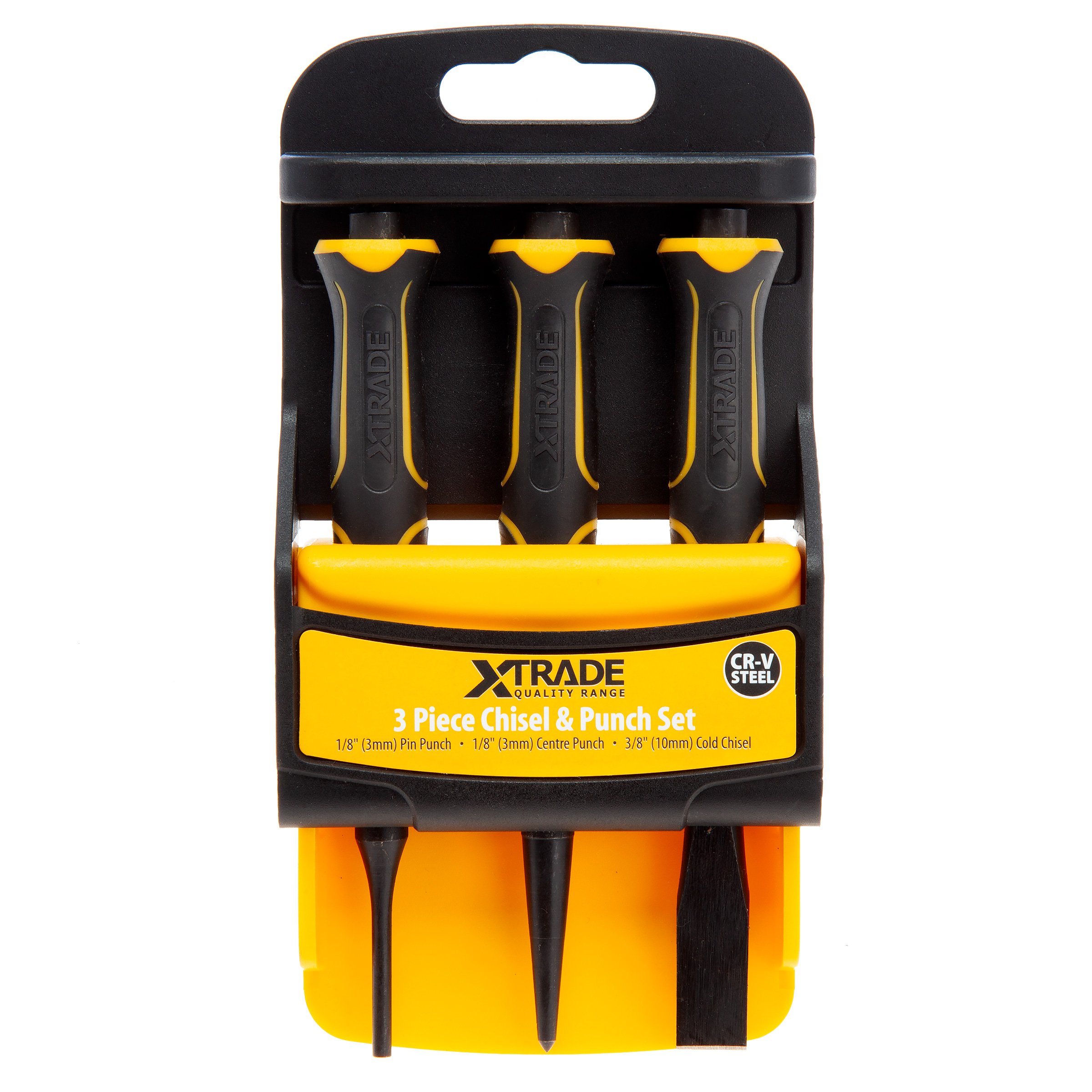 XTRADE 3 PIECE CHISEL AND PUNCH SET X0900235
