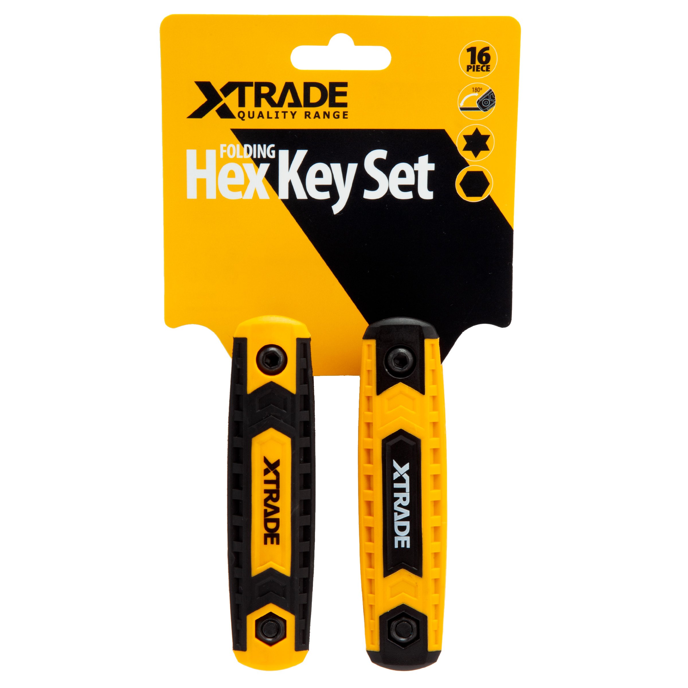 XTRADE 2 PIECE FOLDING HEX KEY SET - TORX & METRIC X0900227