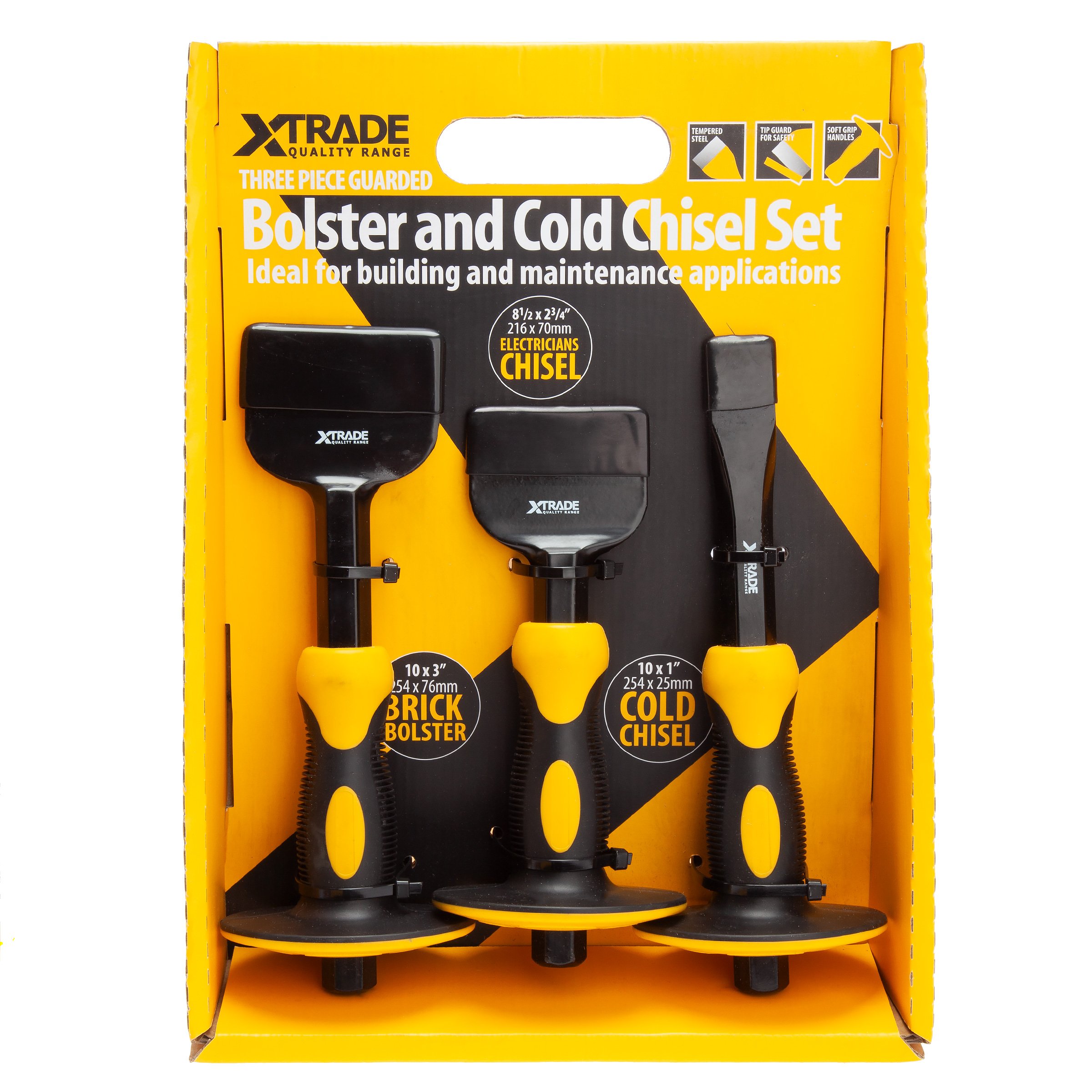 XTRADE 3 PIECE GUARDED BRICK BOLSTER SET X0900148