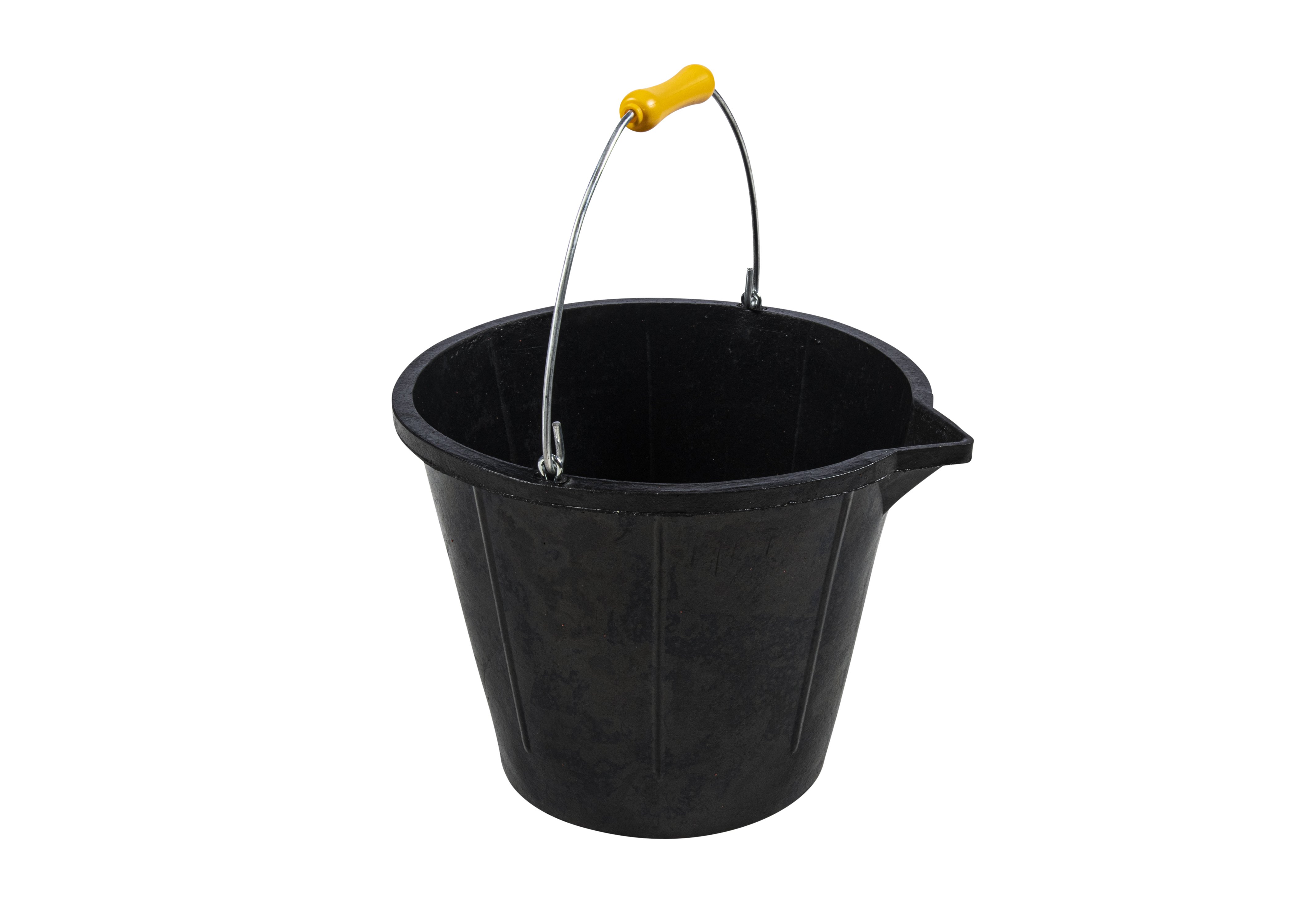 XTRADE RUBBER BUILDERS BUCKET 14L BLACK X0900212