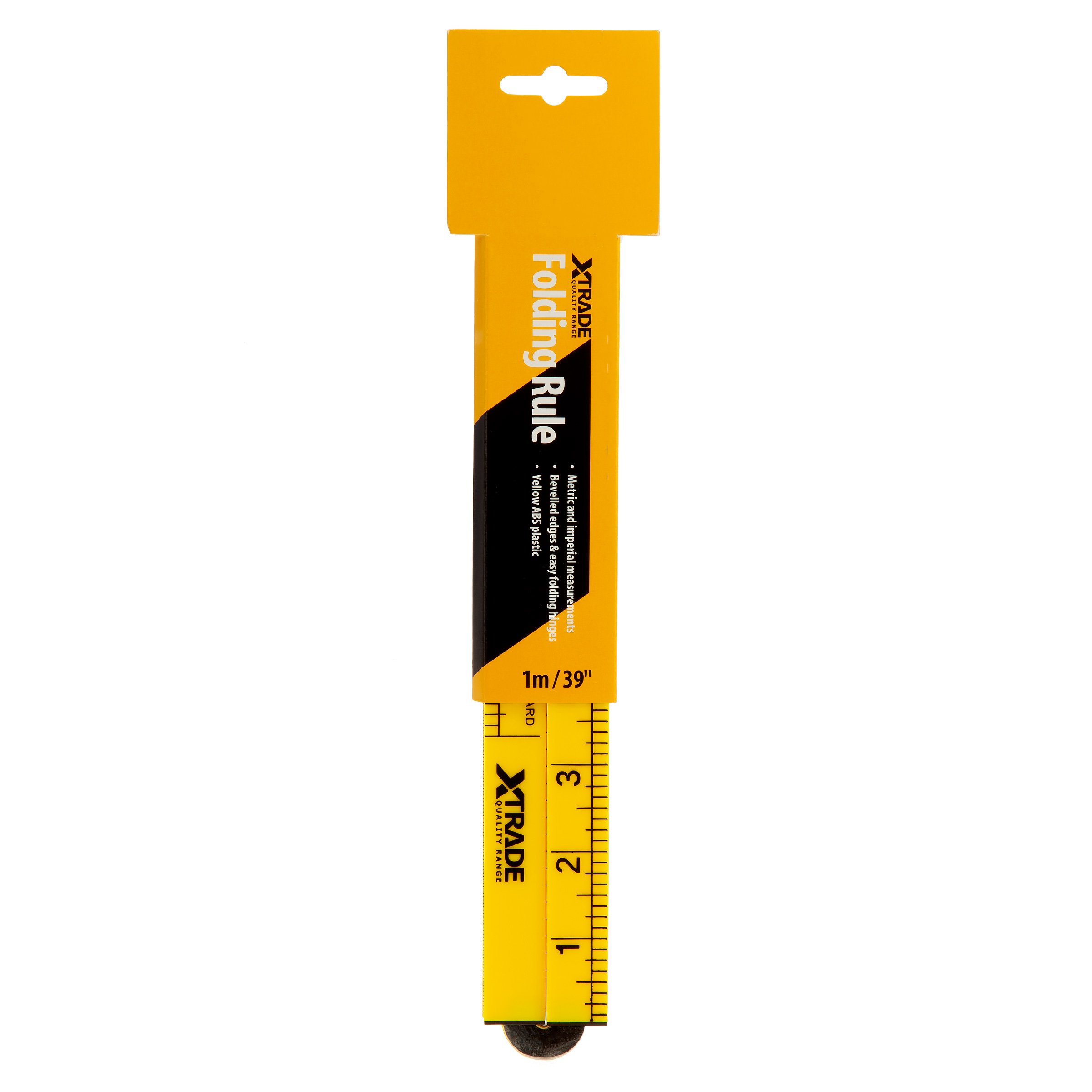 XTRADE FOLDING RULE YELLOW 1M/39" X0900157