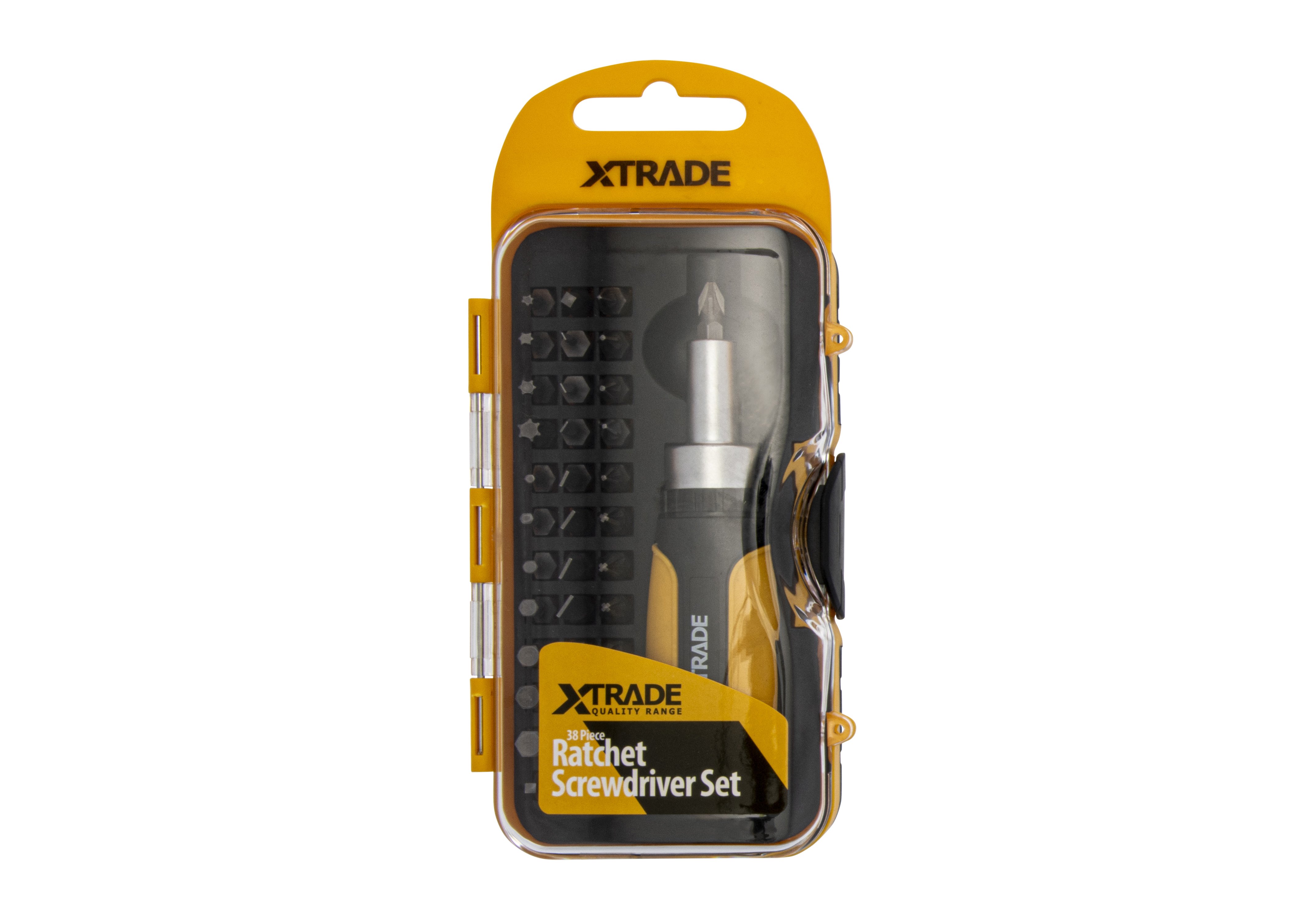 XTRADE 38 PIECE RATCHET SCREWDRIVER SET X0900077