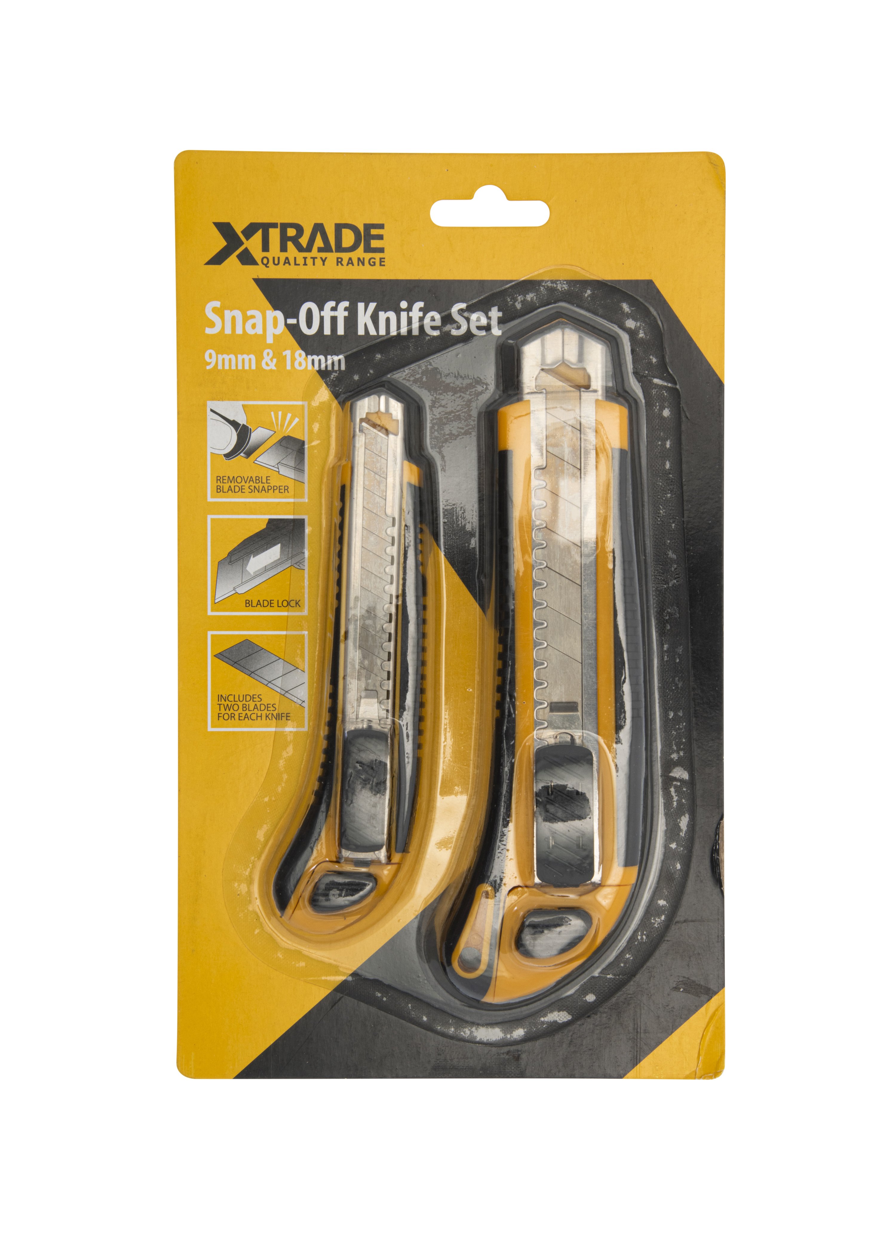 XTRADE SNAP-OFF KNIFE SET 9MM & 18MM X0900090