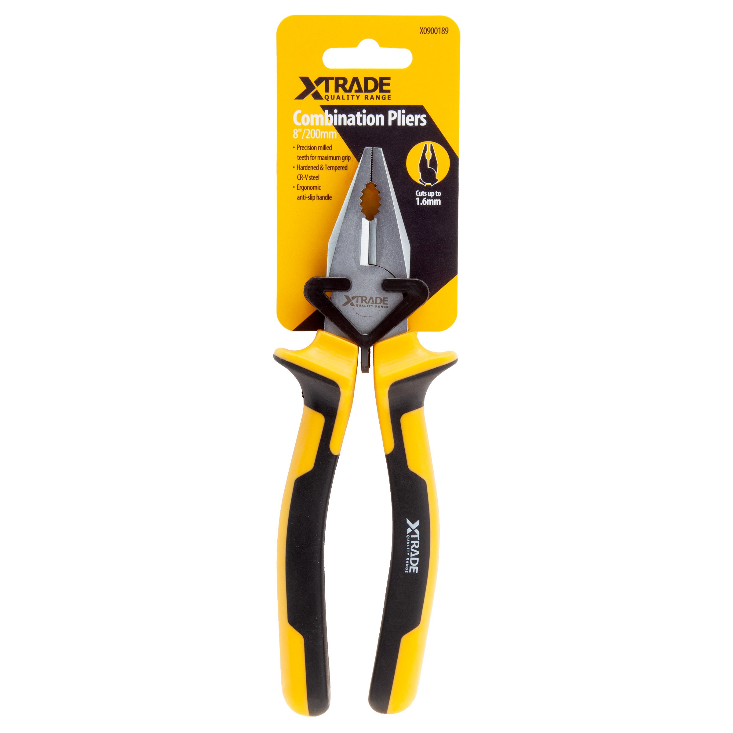 XTRADE COMBINATION PLIERS 8"/200MM X0900189