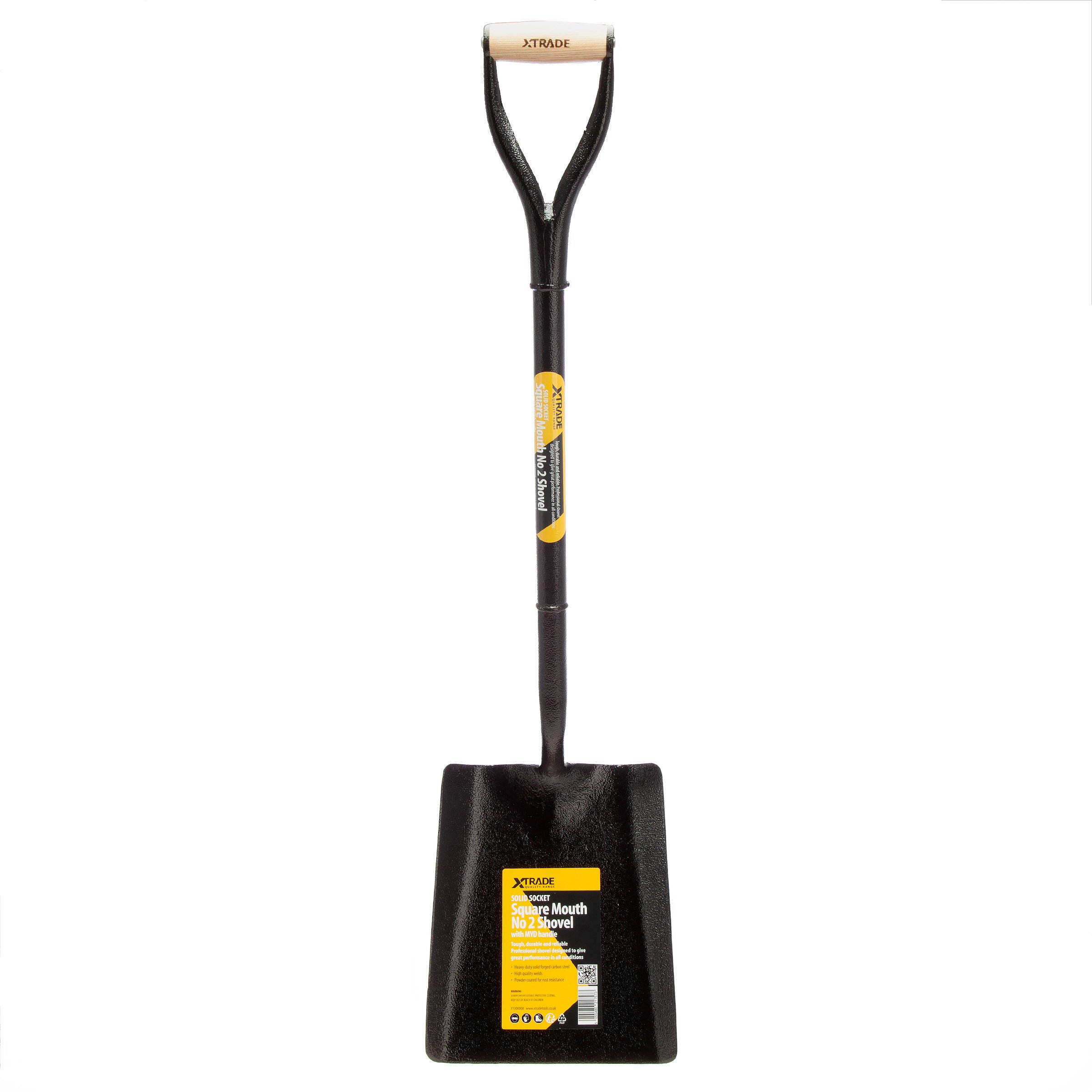 XTRADE ALL STEEL SQUARE MOUTH SHOVEL NO 2 X1300004