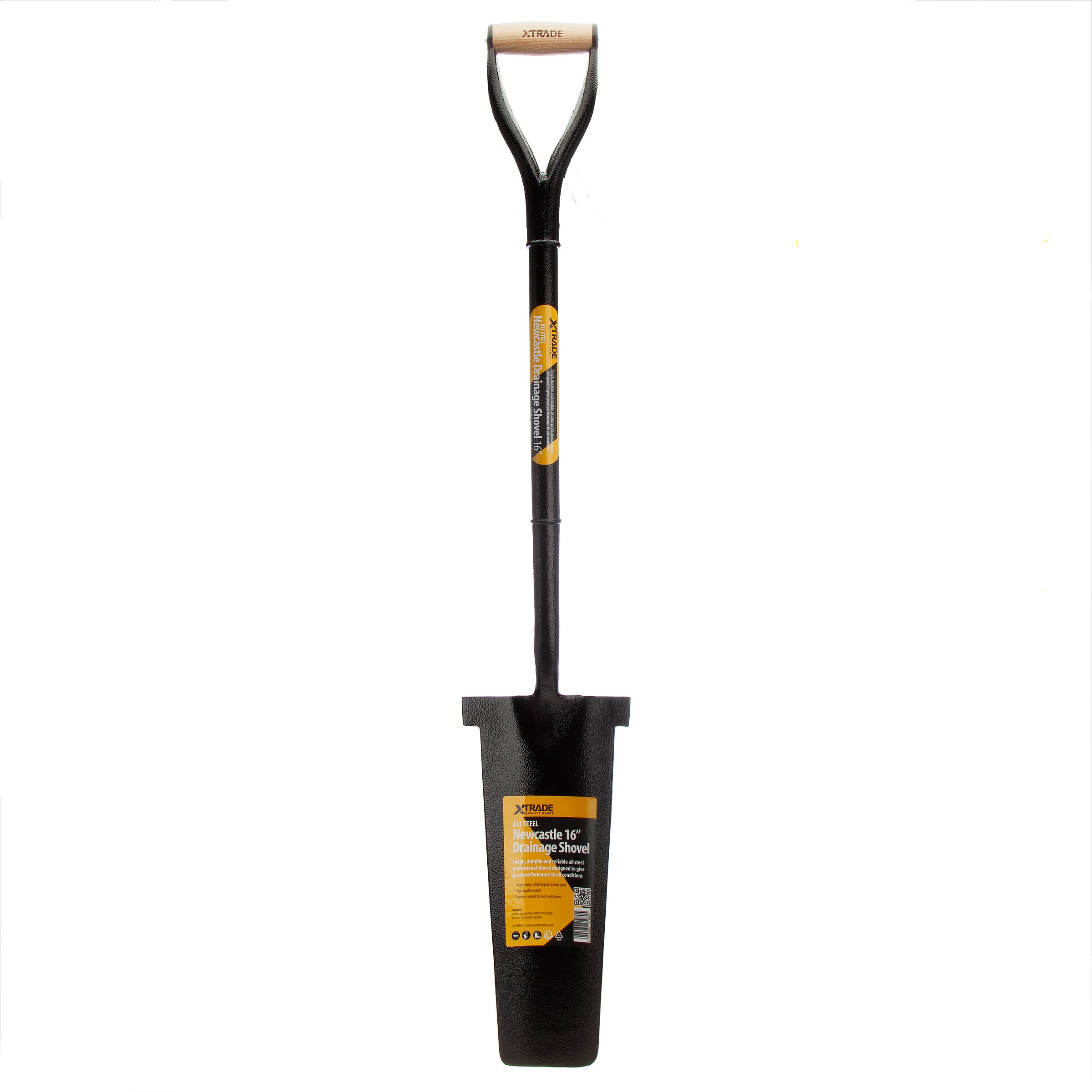 XTRADE ALL STEEL 16" HEAD NEWCASTLE DRAINAGE SHOVEL X1300011
