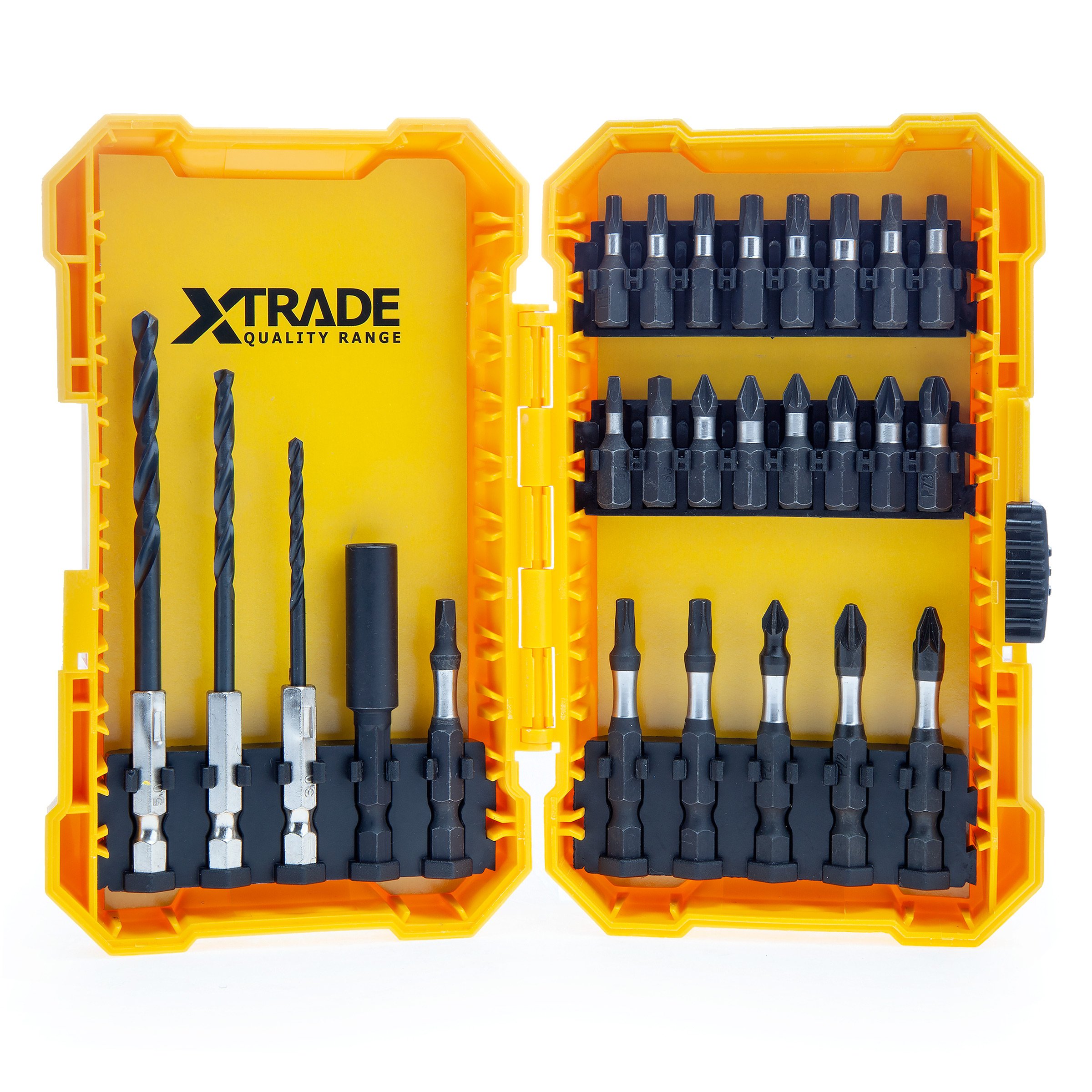 XTRADE 26 PC IMPACT DRILL & DRIVE BIT SET X0900074