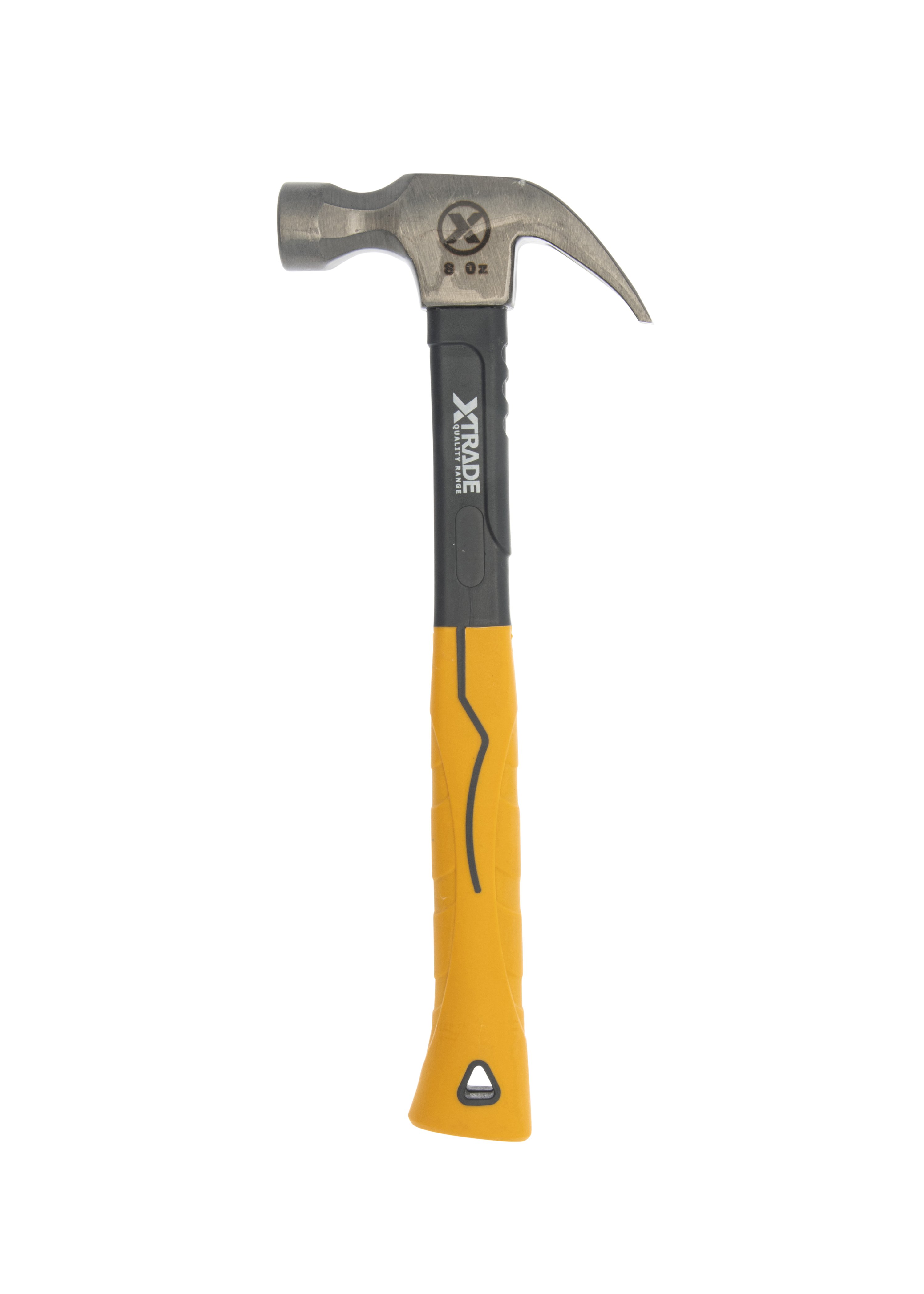 XTRADE FIBREGLASS CLAW HAMMER 8OZ X0900085